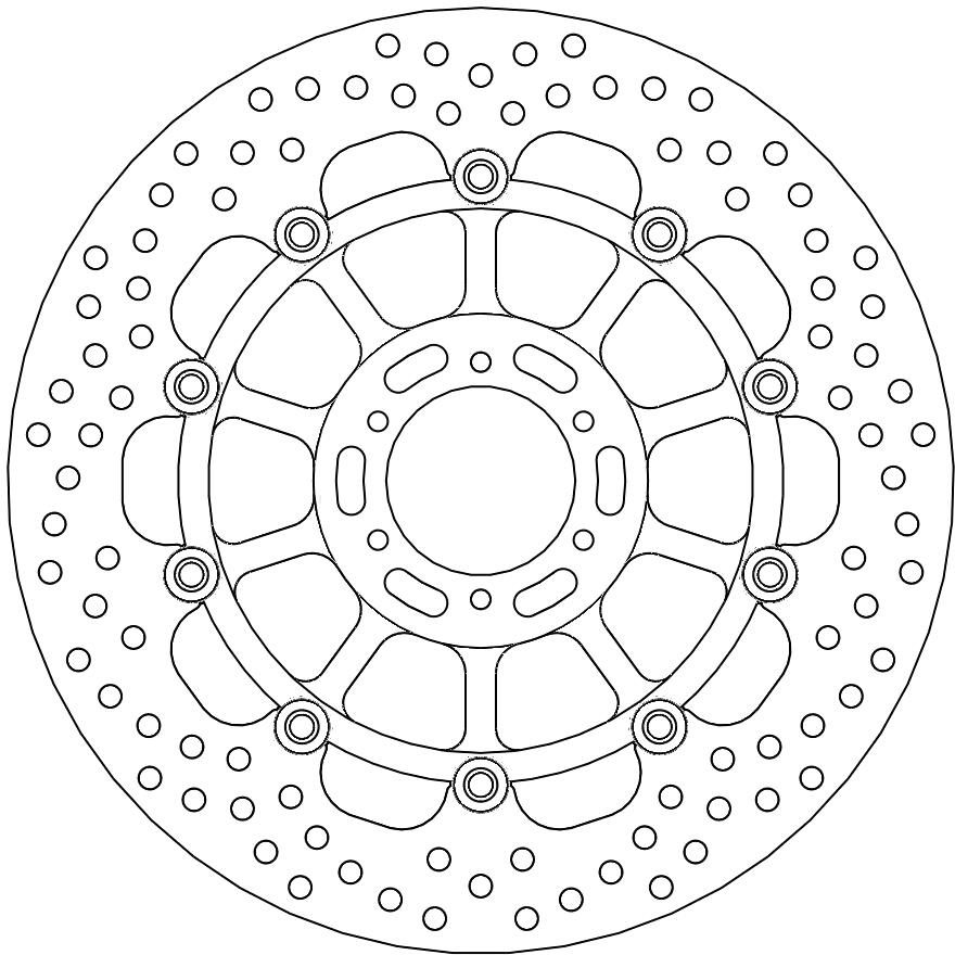 113111, HALO FLOAT ALU OFFS. DISC 310