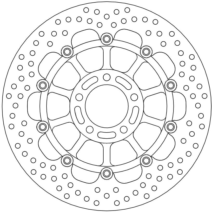 113124, HALO FLOAT ALU OFFS. DISC 310