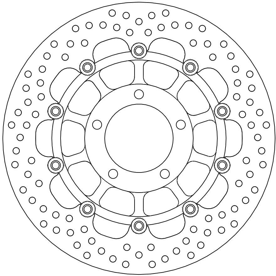 113127, HALO FLOAT ALU OFFS. DISC 310