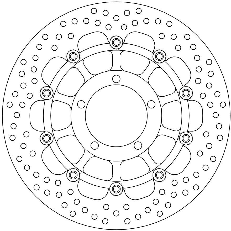 113128, HALO FLOAT ALU OFFS. DISC 310