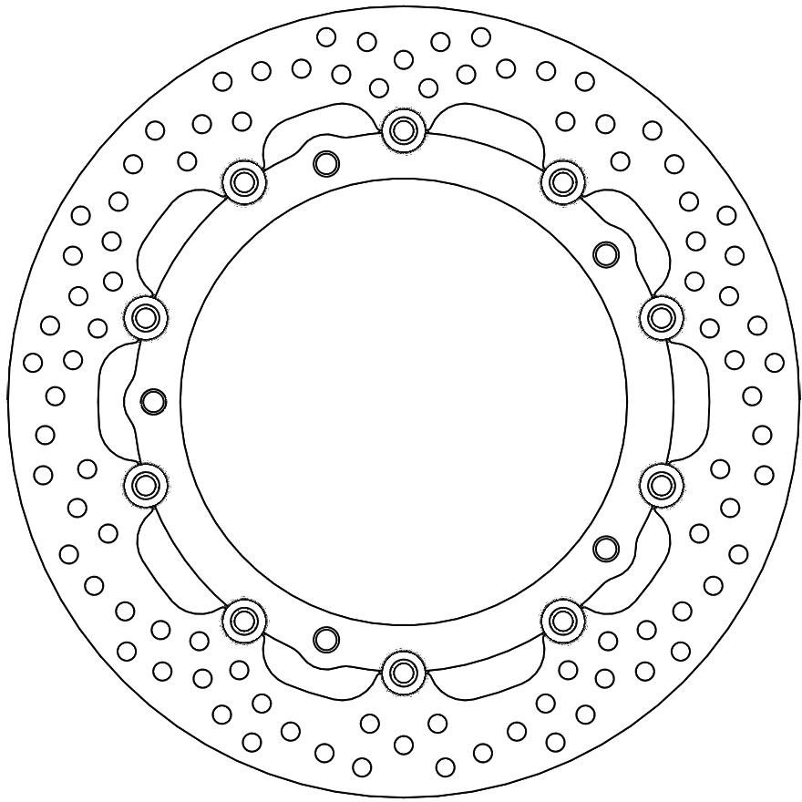 113135, HALO FLOAT ALU OFFS. DISC 320