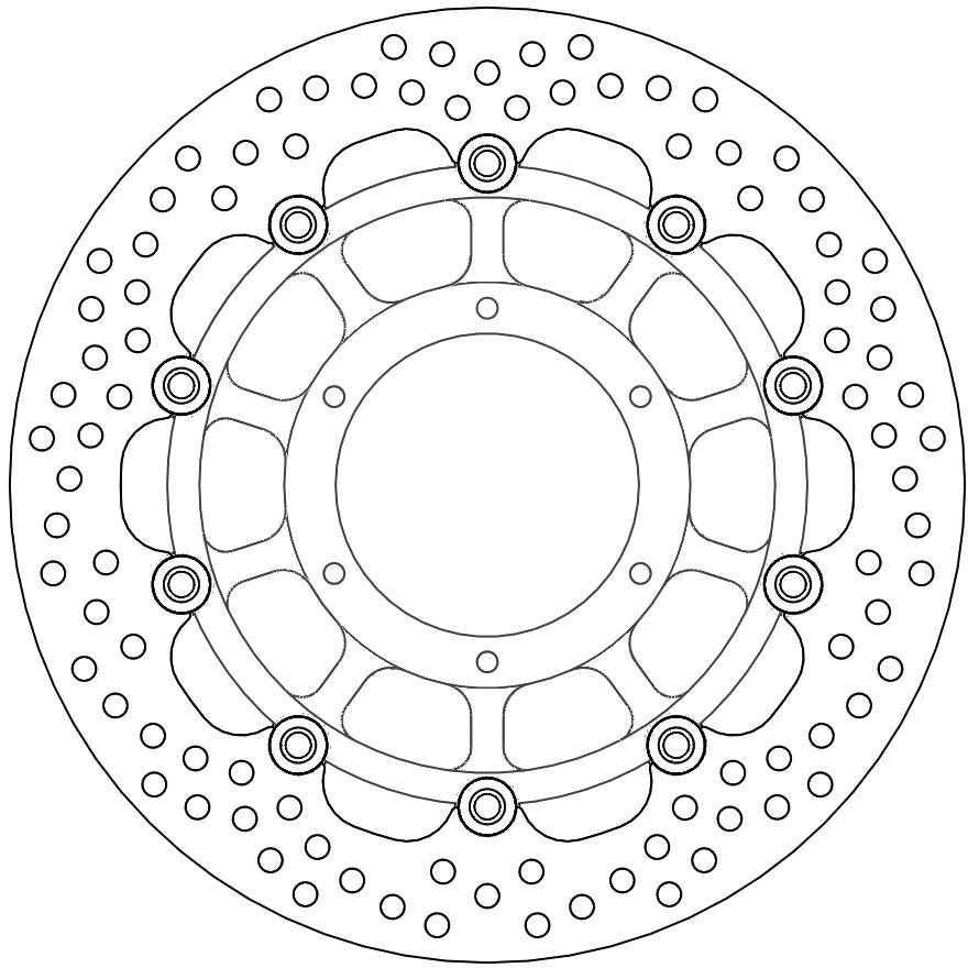 113137, HALO FLOAT ALU OFFS. DISC 296