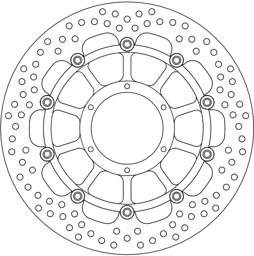 113144, HALO FLOAT ALU OFFS. DISC 330
