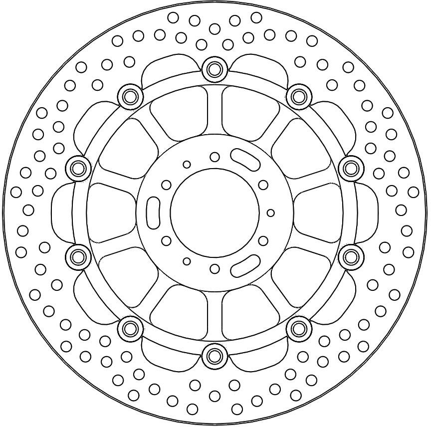 113171, HALO FLOAT ALU OFFS. DISC 296