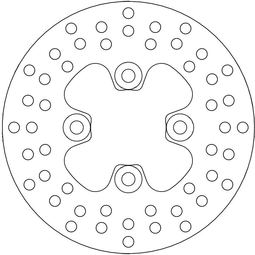 110166, ROUND FIXED DISC 161