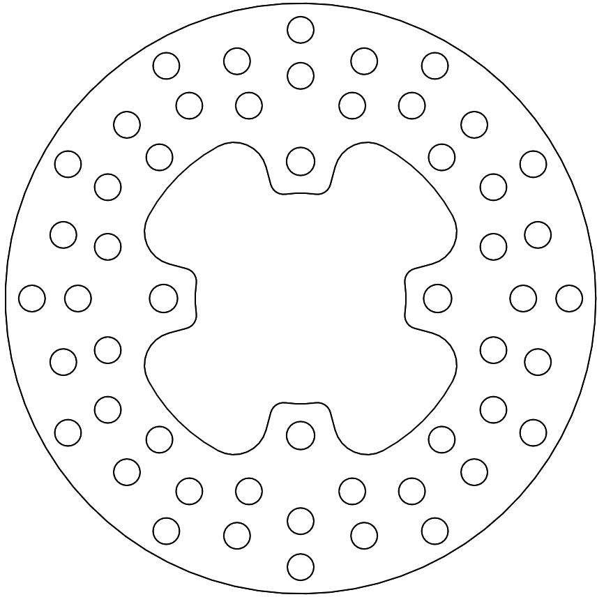 110277, ROUND FIXED DISC 177,8