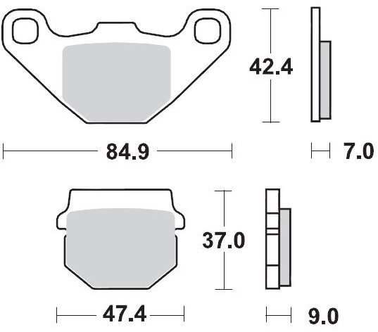 090111, BRAKE PADS SINTER RACING