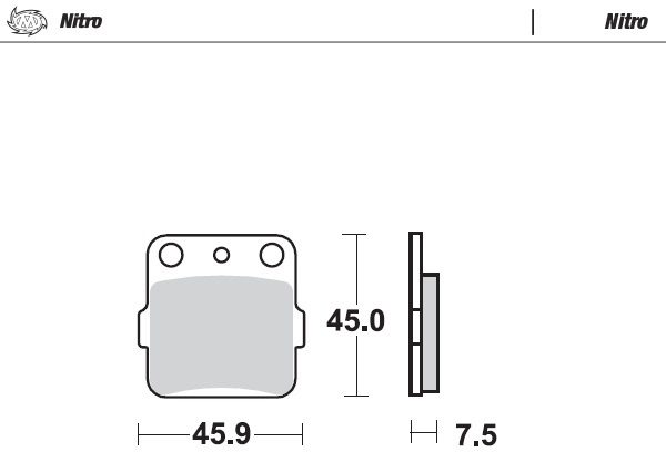 091421, BRAKE PAD SINTER NITRO