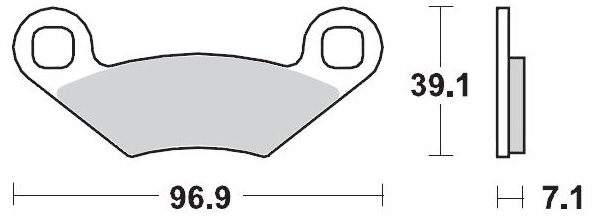097011, BRAKE PADS SINTER RACING