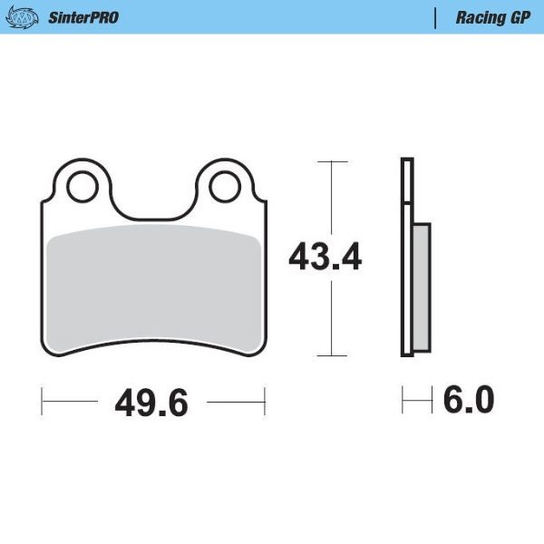 099112, BRAKE PAD SINTER RACING GP