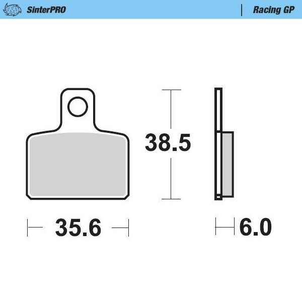 099212, BRAKE PAD SINTER RACING GP