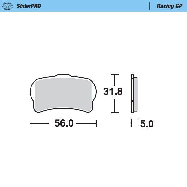 099512, BRAKE PAD SINTER RACING GP