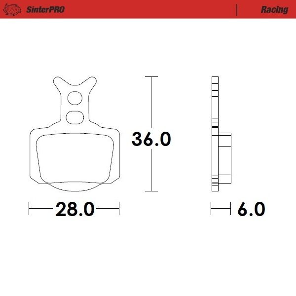 082811, BRAKE PADS SINTER RACING