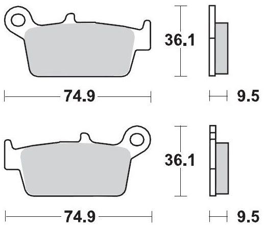 091812, BRAKE PADS SINTER RACING GP