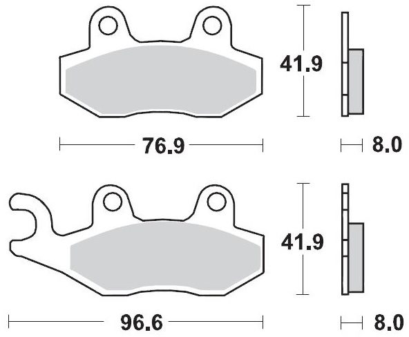 091912, BRAKE PADS SINTER RACING GP