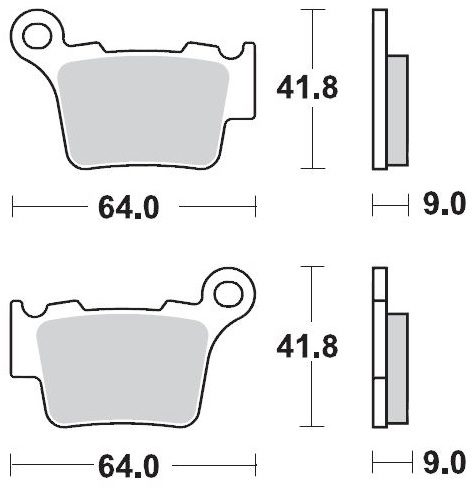 094412, BRAKE PADS SINTER RACING GP