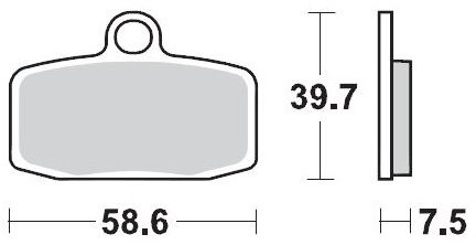 097412, BRAKE PADS SINTER RACING GP