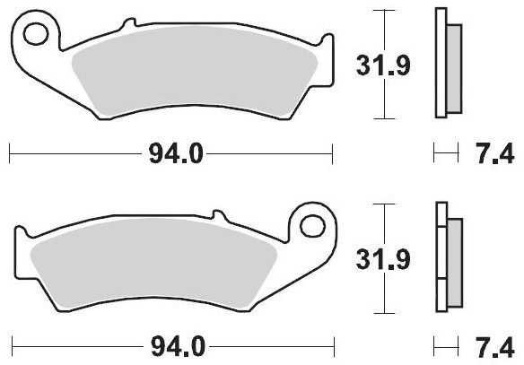 091721, BRAKE PADS SINTER NITRO