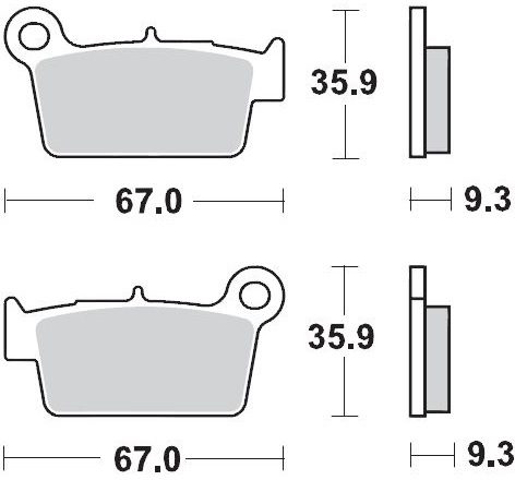 094521, BRAKE PADS SINTER NITRO
