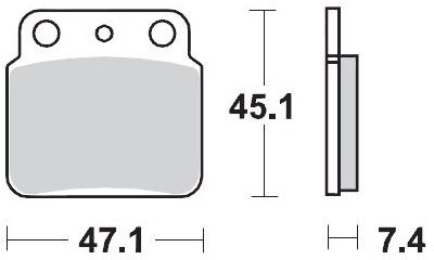 095221, BRAKE PADS SINTER NITRO