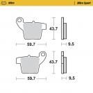 099022, BRAKE PADS SINTER NITRO SPORT