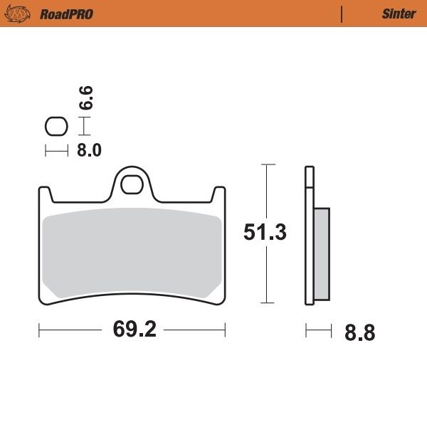 401403, BRAKE PADS SINTER