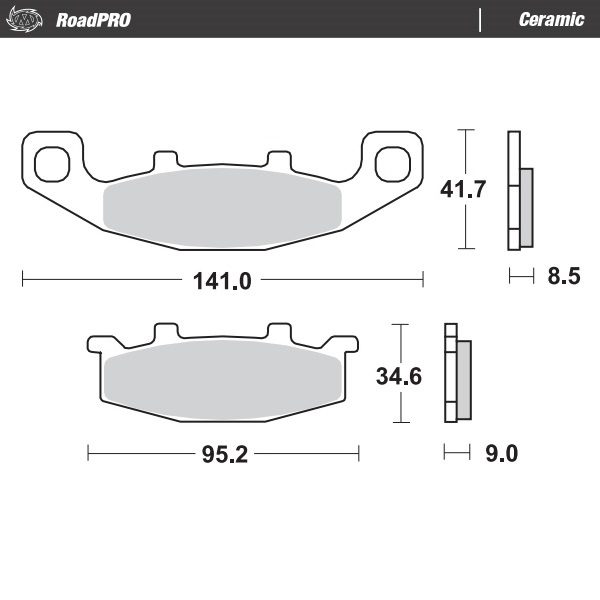 402004, BRAKE PADS CERAMIC