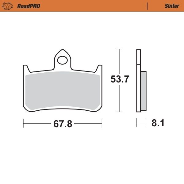 402301, BRAKE PADS SINTER