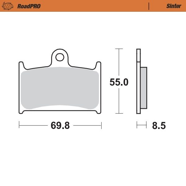 402401, BRAKE PADS SINTER