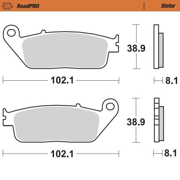 402501, BRAKE PADS SINTER