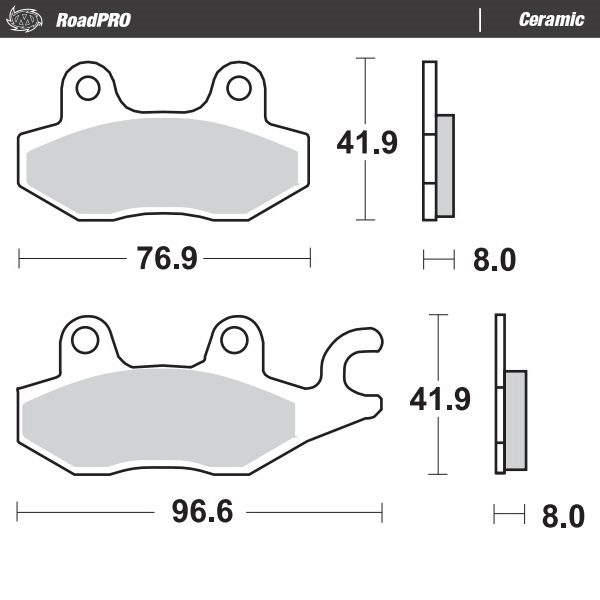 402904, BRAKE PADS CERAMIC