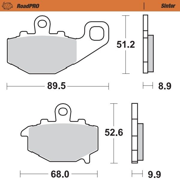 403702, BRAKE PADS SINTER
