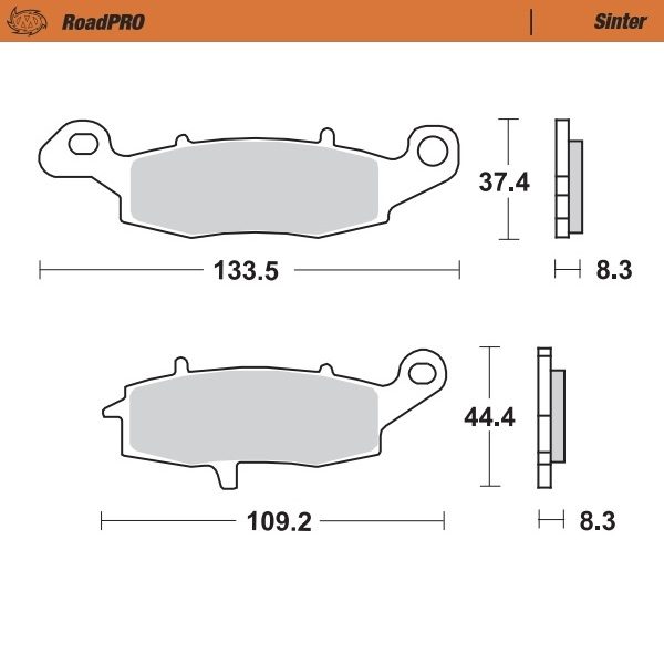 404101, BRAKE PADS SINTER