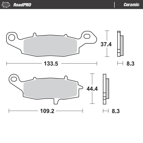 404204, BRAKE PADS CERAMIC