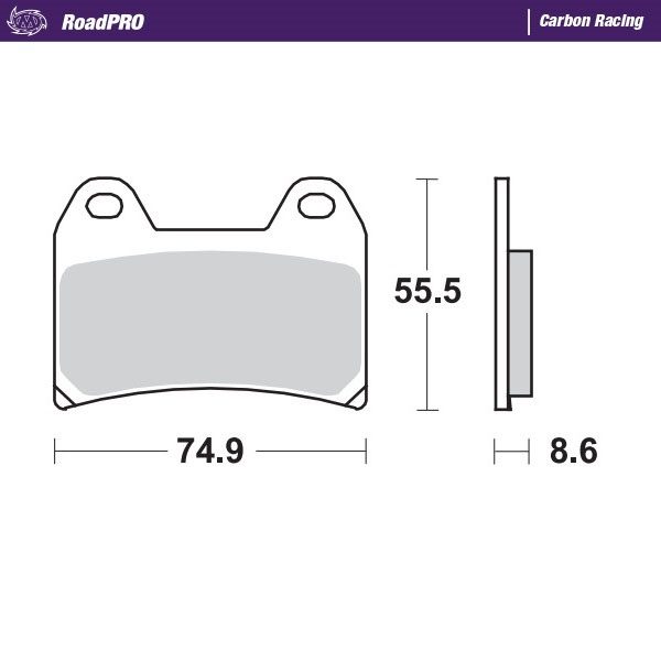 404306, BRAKE PADS CARBON RACING