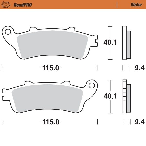 404602, BRAKE PADS SINTER