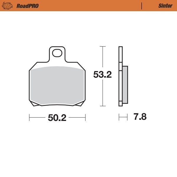404802, BRAKE PADS SINTER