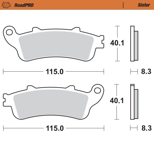 405202, BRAKE PADS SINTER