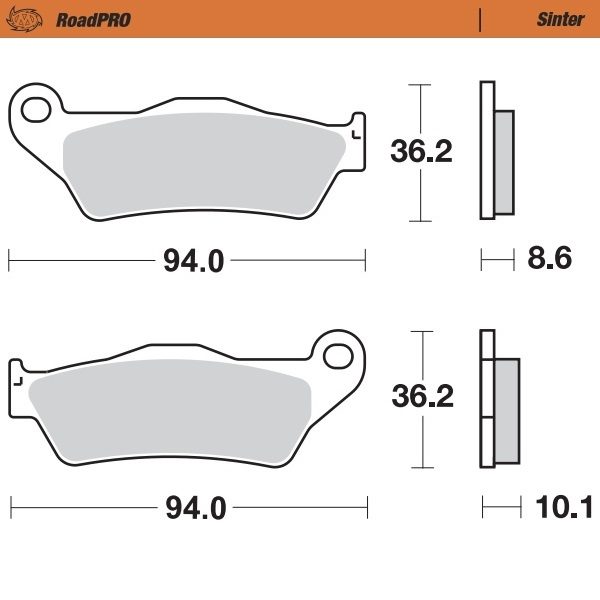 405402, BRAKE PADS SINTER