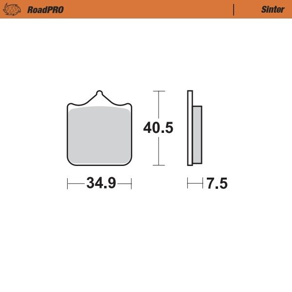 405501, BRAKE PADS SINTER