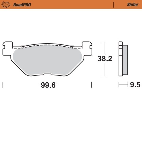 405802, BRAKE PADS SINTER