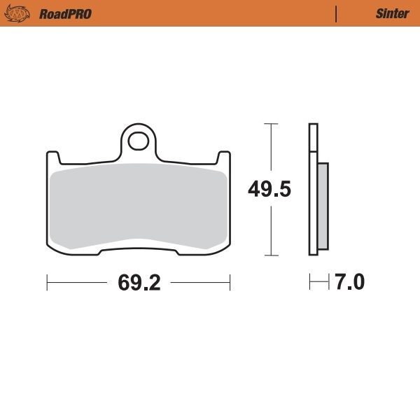 406001, BRAKE PADS SINTER