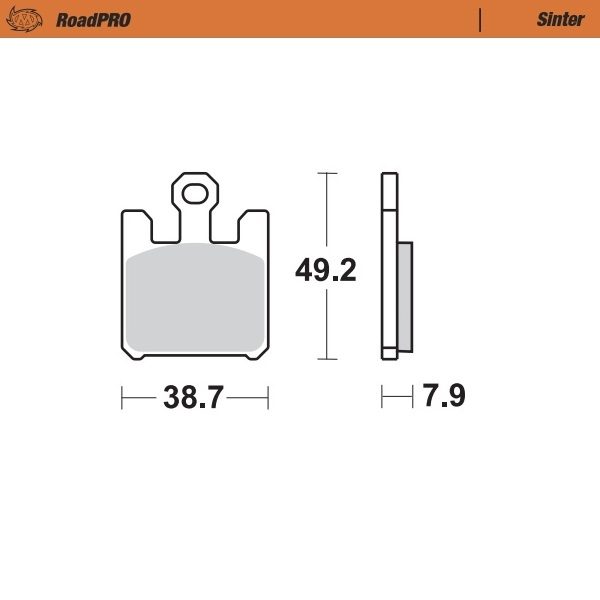 406101, BRAKE PADS SINTER