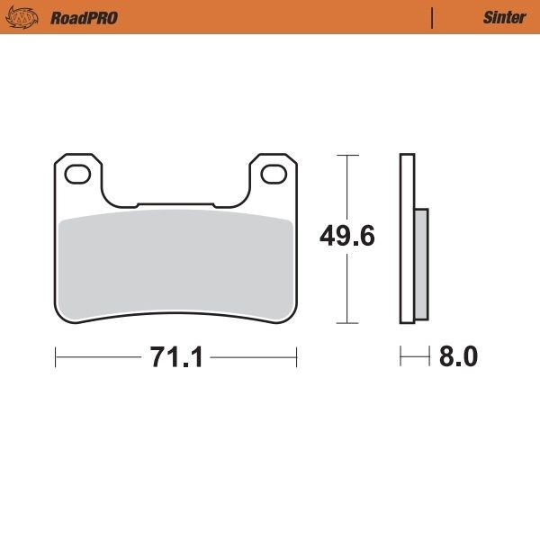 406301, BRAKE PADS SINTER