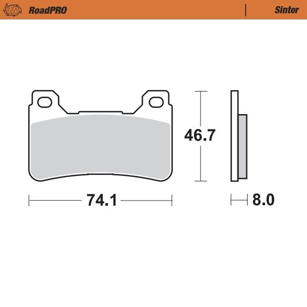 406401, BRAKE PADS SINTER