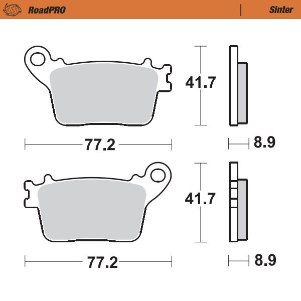 406702, BRAKE PADS SINTER
