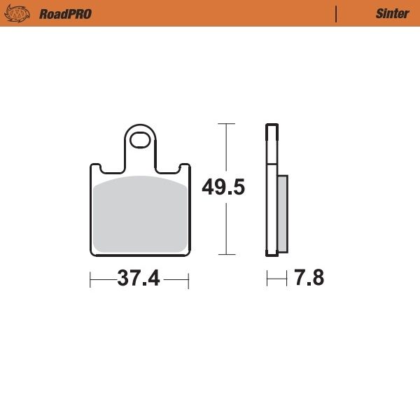 406801, BRAKE PADS SINTER