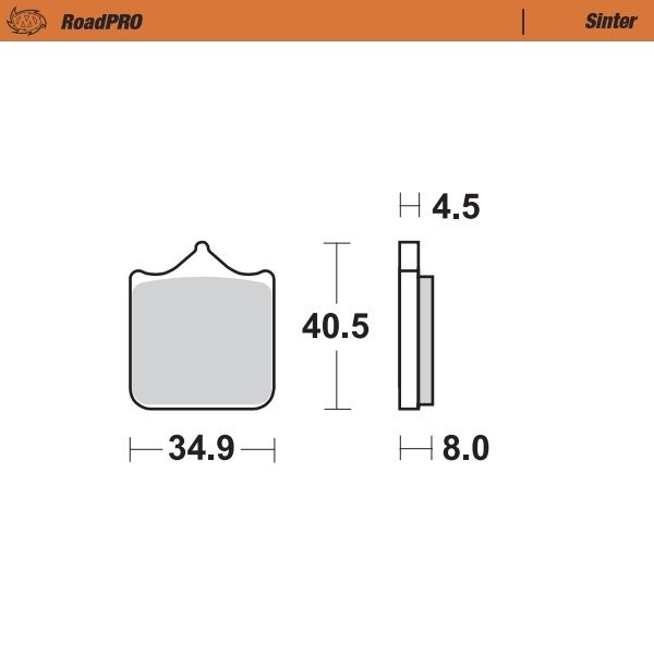 407501, BRAKE PADS SINTER