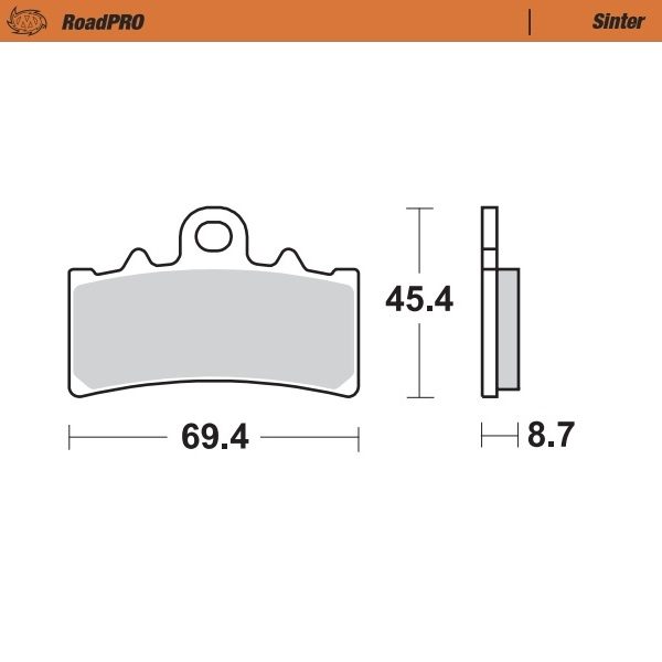 407601, BRAKE PADS SINTER