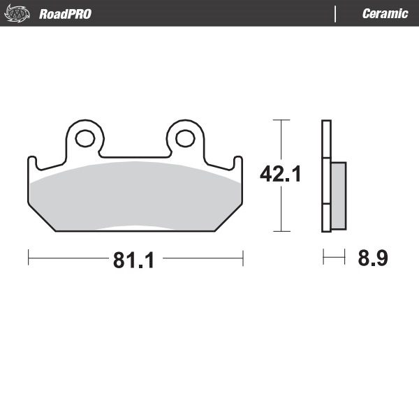 408604, BRAKE PADS CERAMIC